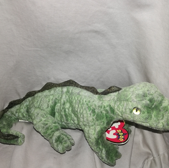 Vintage TY Beanie Baby 'Swampy' the Alligator - Picture 2 of 7